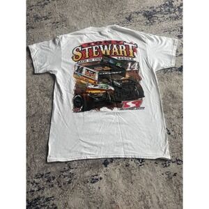 Tony Stewart Back In The Saddle 14 Rush Truck Centers Gildan‎ Mens Tee LG